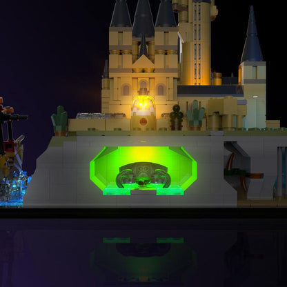 LEGO Hogwarts Castle & Grounds accessory LED lighting USB or 3 AAA battery 30 to 60 minute install glowing display upgrade