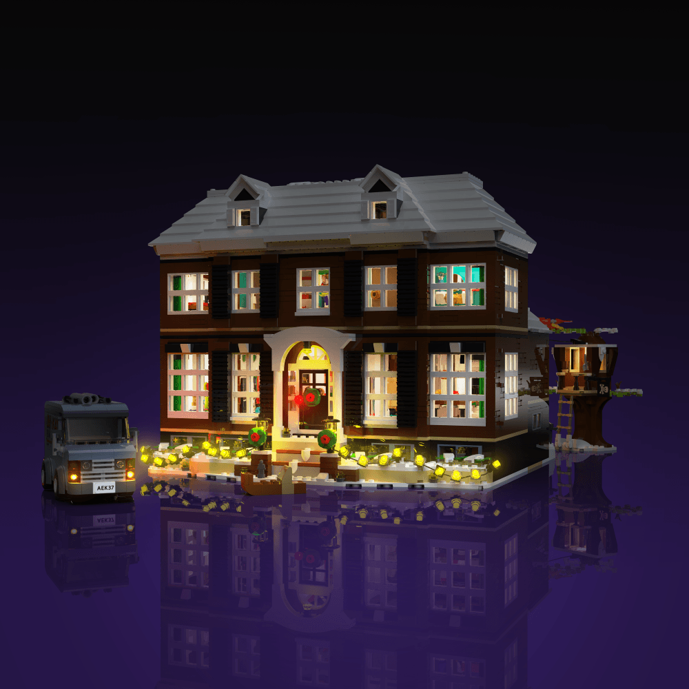 LEGO Home Alone accessory LED lighting USB or 3 AAA battery 30 to 60 minute install glowing display upgrade