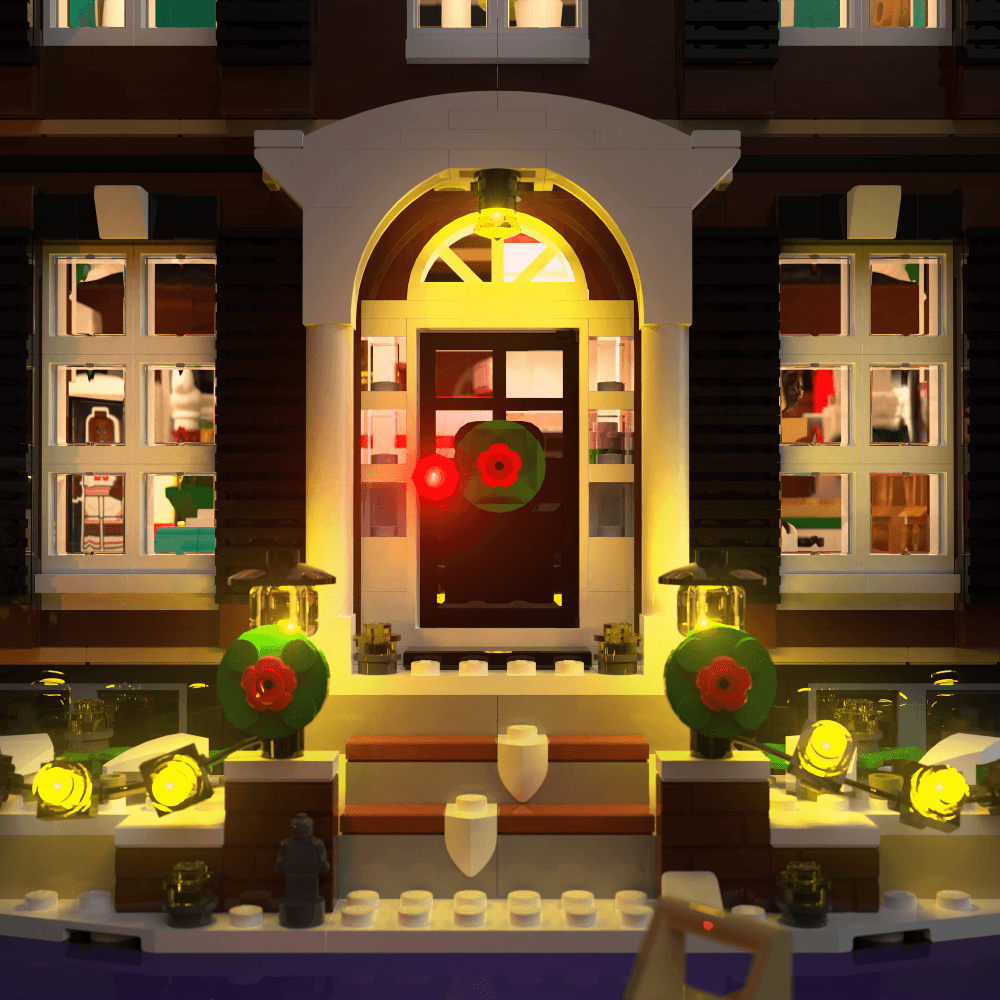 LEGO Home Alone accessory LED lighting USB or 3 AAA battery 30 to 60 minute install glowing display upgrade