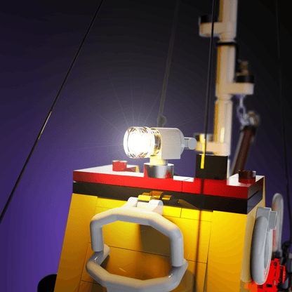 LEGO Jaws compatible LED kit with color-coded lights pre-cut wires tool-free install and reversible setup