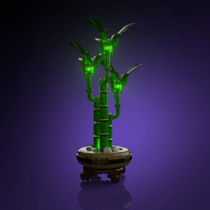 LED light kit for LEGO Lucky Bamboo model with USB and battery powered glow upgrade for adult builders display