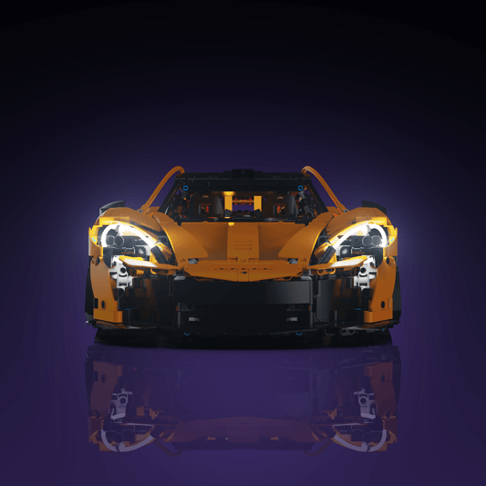 LED light kit for LEGO McLaren P1 Supercar model with USB and battery powered glow upgrade for adult builders display