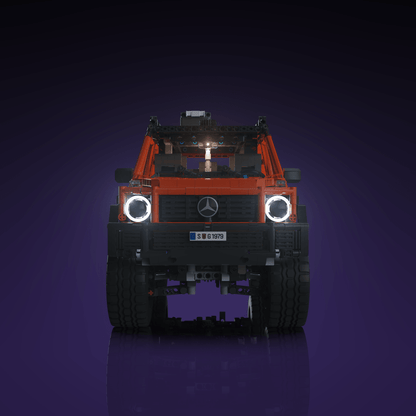 LED light kit for LEGO Mercedes-Benz G 500 PROFESSIONAL Line model with USB and battery powered glow upgrade for adult builders display