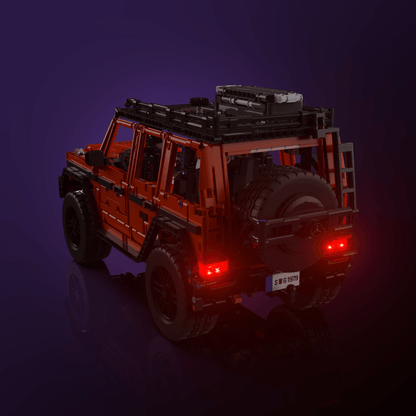 LEGO Mercedes-Benz G 500 PROFESSIONAL Line compatible LED kit with color-coded lights pre-cut wires tool-free install and reversible setup