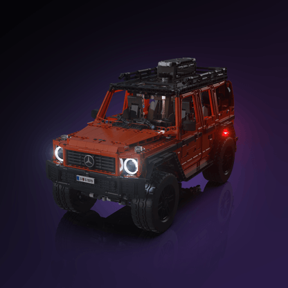 LEGO Mercedes-Benz G 500 PROFESSIONAL Line compatible LED kit with color-coded lights pre-cut wires tool-free install and reversible setup