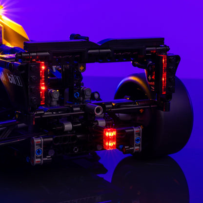 LEGO Oracle Red Bull Racing RB20 F1 Car accessory LED lighting USB or 3 AAA battery 30 to 60 minute install glowing display upgrade