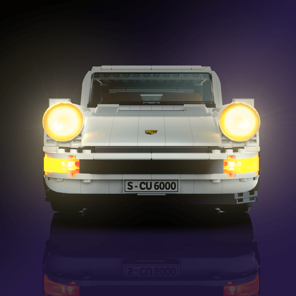 LED upgrade for LEGO Porsche 911 display piece for collectors fans and adult builders gift idea birthday christmas