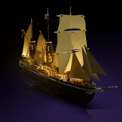 LED light kit for LEGO The Endurance model with USB and battery powered glow upgrade for adult builders display
