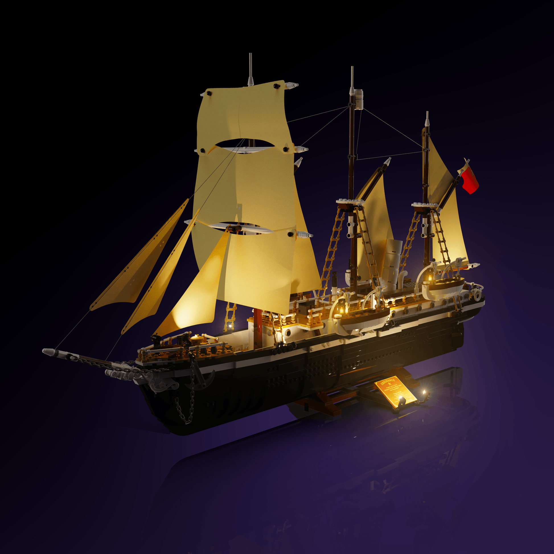 LEGO The Endurance accessory LED lighting USB or 3 AAA battery 30 to 60 minute install glowing display upgrade