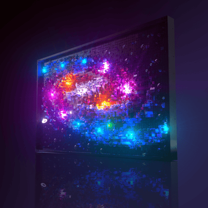 LED light kit for LEGO The Milky Way Galaxy model with USB and battery powered glow upgrade for adult builders display