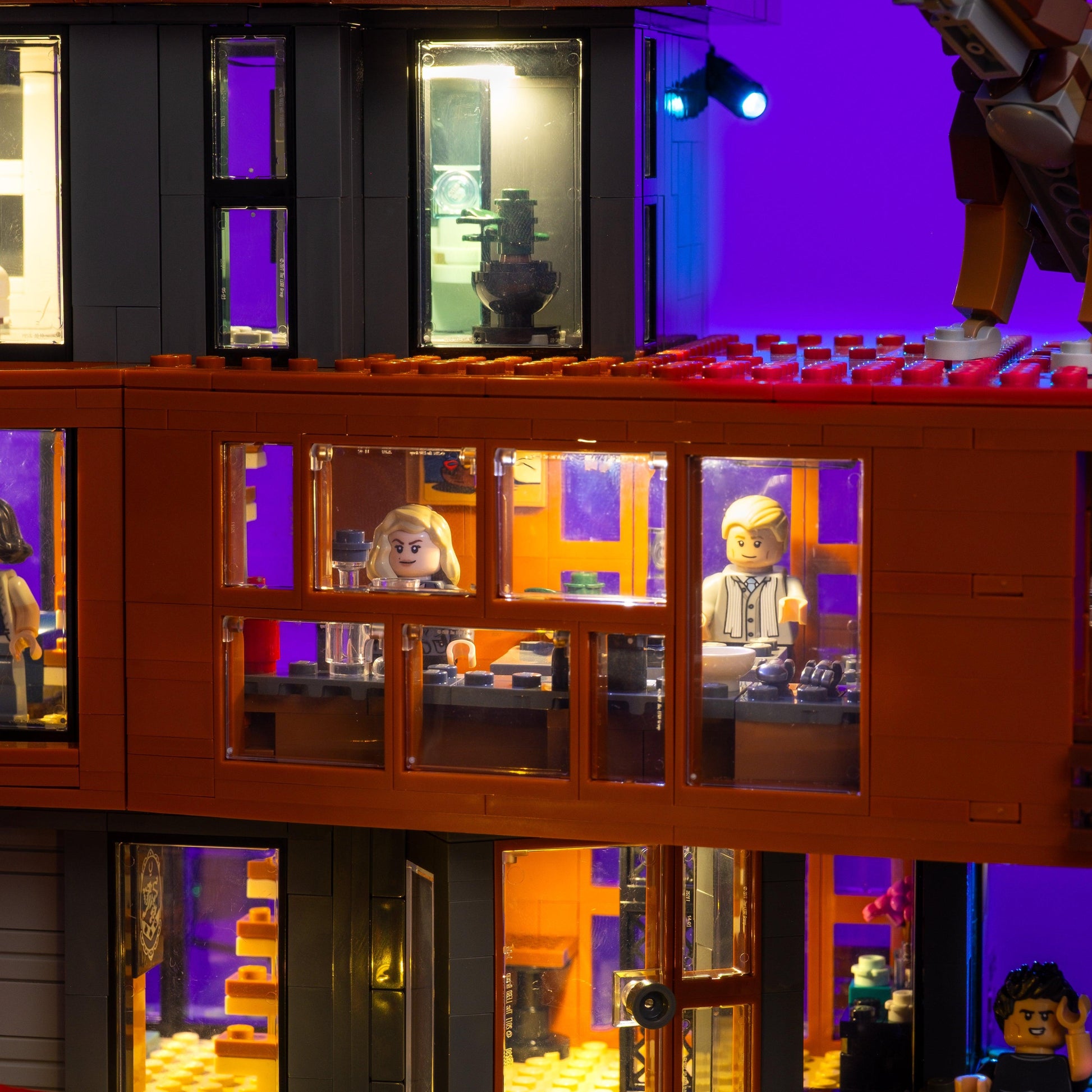 LEGO Twilight The Cullen House compatible LED kit with color-coded lights pre-cut wires tool-free install and reversible setup