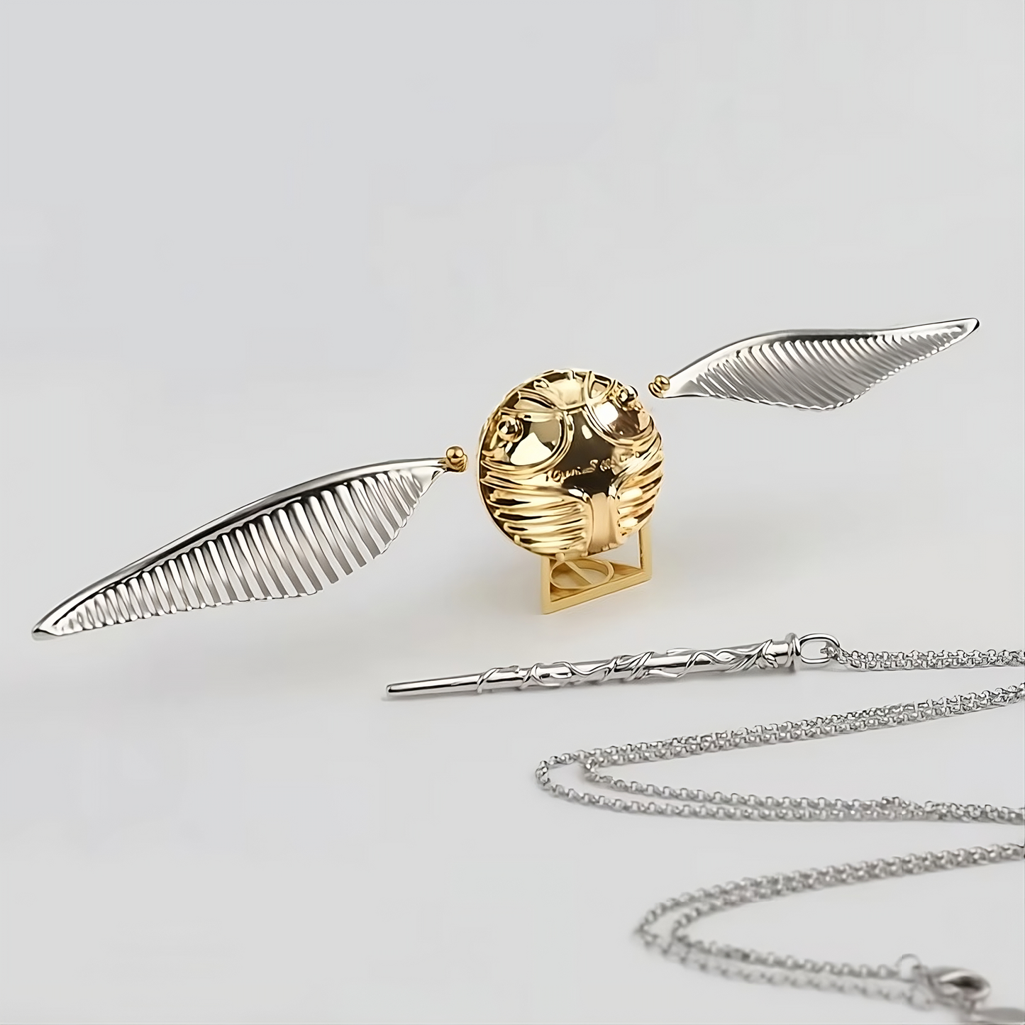 Magical Harry Potter Golden Snitch Ring Box Detachable