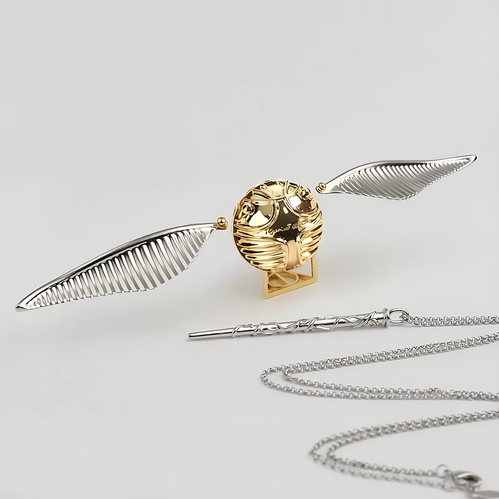 Magical Harry Potter Golden Snitch Ring Box Detachable