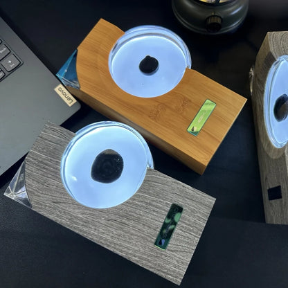 Puzzloria Magnetic Fluid Music Rhythm Lamp Ferrofluid Sound Visualizer Desktop Decoration