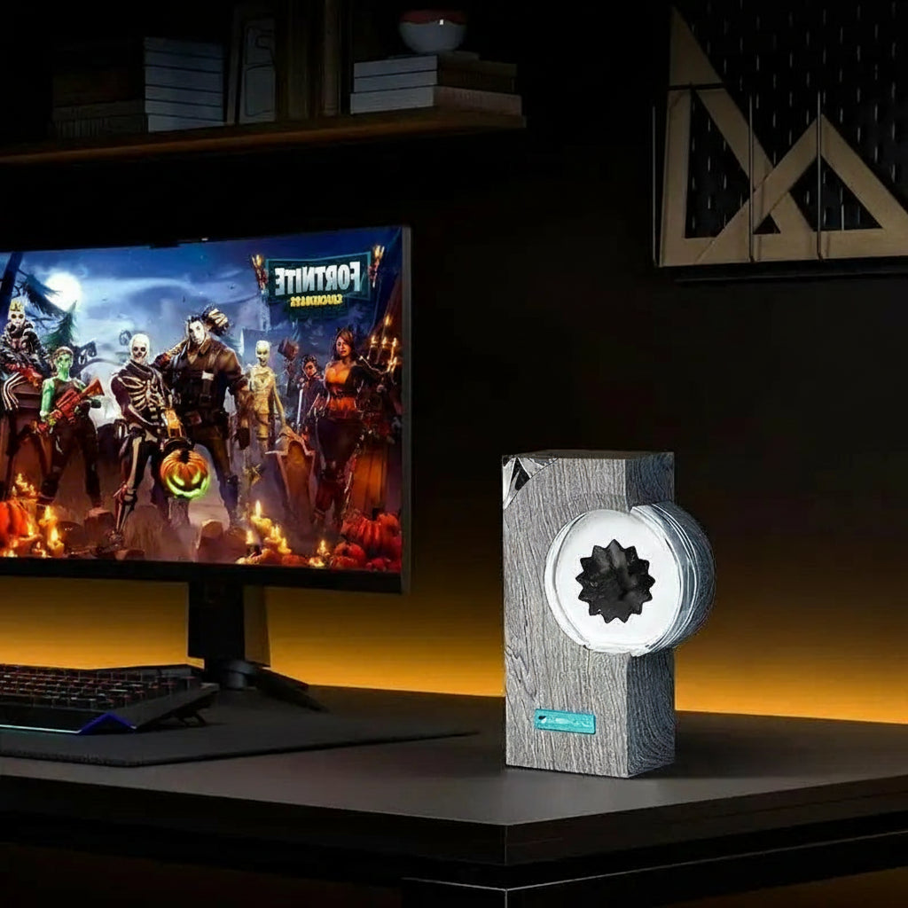 Puzzloria Magnetic Fluid Music Rhythm Lamp Ferrofluid Sound Visualizer Desktop Decoration