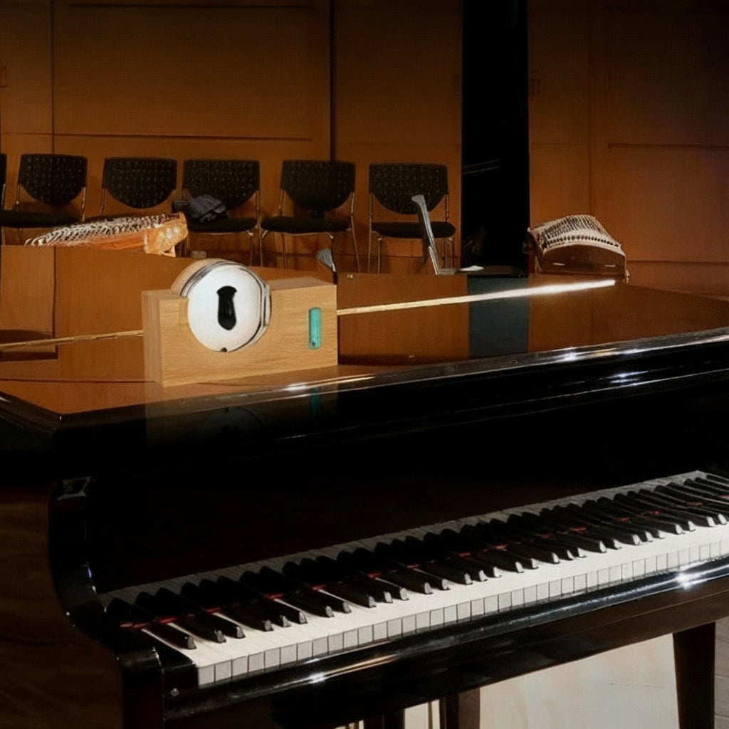 Puzzloria Magnetic Fluid Music Rhythm Lamp Ferrofluid Sound Visualizer Desktop Decoration