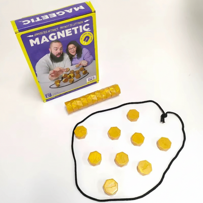 Puzzloria Magnetic Stones Strategy Game 2 Player Interactive Board Game Family Party Ages 8+ INTRCTNGAME28