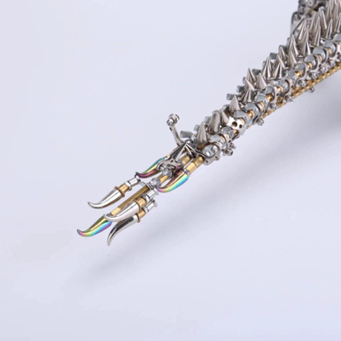 3d metal puzzle kit crocodile mechanical animal sculpture office desk mantle showpiece for fathers birthday