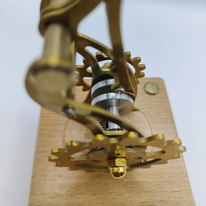 brass butterfly model kit wireless charging base adjustable wing speed kinetic mechanical sculpture decor MP0020, MP0023