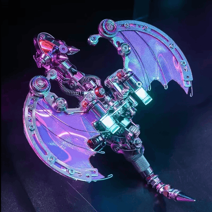 mechanical flying dragon metal kit wing membranes and spine structure for buyers judging build quality, Colorful