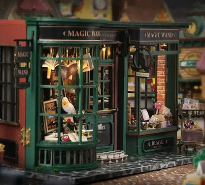 magic shop miniature kit as a christmas or halloween gift for fantasy fans and dollhouse hobby builders