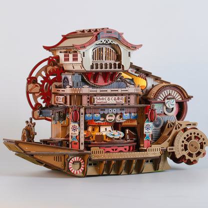 japanese sushi food themed wooden puzzle boat model kit gift for adults anime culture display collectible hobbyist