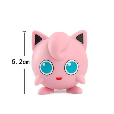 Pokémon mini action figure PVC collectible anime figurine desk decor gift Bulbasaur, Pikachu, Charmander, Squirtle, Psyduck, Jigglypuff, Cubone, Eevee, Gengar