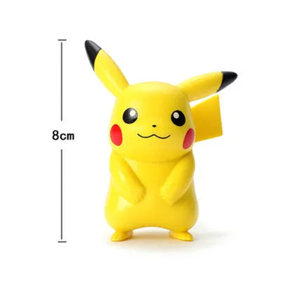 Pokémon mini action figure PVC collectible anime figurine desk decor gift Bulbasaur, Pikachu, Charmander, Squirtle, Psyduck, Jigglypuff, Cubone, Eevee, Gengar