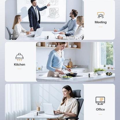 TK3 rechargeable pomodoro timer cube with LED display flip countdown and desk clock functions