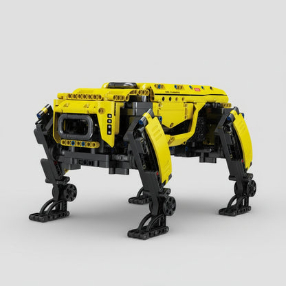 Power Robot Dog Building Blocks Set 936 Pieces with Remote Control Yellow
