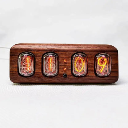 Former Soviet Union IN12 glow digital tube clock simple Bluetooth control glow light table clock alarm clock real glow