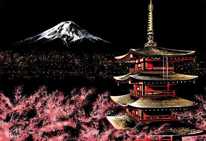 mount fuji japan pagoda cherry blossoms night scratch art kit japanese landscape DIY scratch off paper travel gift – CJWJWJYZ06582-Fujiyama-40.5X28.5cm, Fujiyama with Five-Piece Tool Set, CJWJWJYZ06582-Hamburg-40.5X28.5cm, Hamburg with Five-Piece Tool Set, CJWJWJYZ06582-Color hot air balloon-40.5X28.5cm, hot air balloon with Five-Piece Tool Set, CJWJWJYZ06582-Las Vegas-40.5X28.5cm, Las Vegas with Five-Piece Tool Set