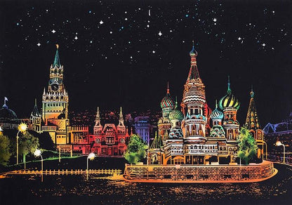 moscow red square saint basil cathedral kremlin night scratch art kit russian skyline DIY scratch off paper craft gift – CJWJWJYZ06582-Russian Red Square-40.5X28.5cm, Russian Red Square with Five-Piece Tool Set, CJWJWJYZ06582-Colored cherry blossoms-40.5X28.5cm, Colored cherry blossoms with Five-Piece Tool Set, CJWJWJYZ06582-Seoul-40.5X28.5cm, Seoul with Five-Piece Tool Set, CJWJWJYZ06582-Singapore-40.5X28.5cm, Singapore with Five-Piece Tool Set