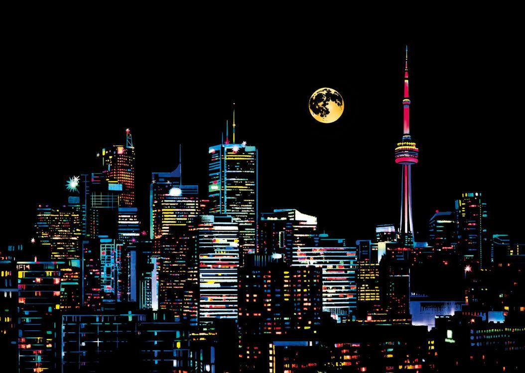 toronto CN tower full moon downtown night skyline scratch art kit canadian cityscape DIY scratch off paper craft gift – CJWJWJYZ06582-Toronto-40.5X28.5cm, Toronto with Five-Piece Tool Set, CJWJWJYZ06582-Tower Bridge in London-40.5X28.5cm, Tower Bridge in London with Five-Piece Tool Set, CJWJWJYZ06582-Venice-40.5X28.5cm, Venice with Five-Piece Tool Set, CJWJWJYZ06582-Venice Water City-40.5X28.5cm, Venice Water City with Five-Piece Tool Set