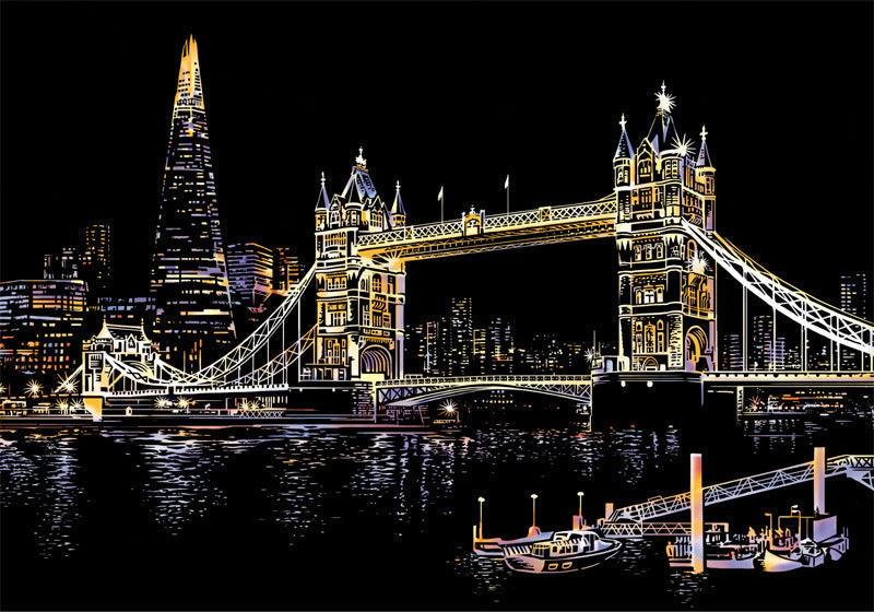 london tower bridge thames shard night skyline scratch art kit british landmark DIY scratch off paper craft kit gift – CJWJWJYZ06582-Tower Bridge in London-40.5X28.5cm, Tower Bridge in London with Five-Piece Tool Set, CJWJWJYZ06582-Venice-40.5X28.5cm, Venice with Five-Piece Tool Set, CJWJWJYZ06582-Venice Water City-40.5X28.5cm, Venice Water City with Five-Piece Tool Set, CJWJWJYZ06582-Victoria Harbour-40.5X28.5cm, Victoria Harbour with Five-Piece Tool Set