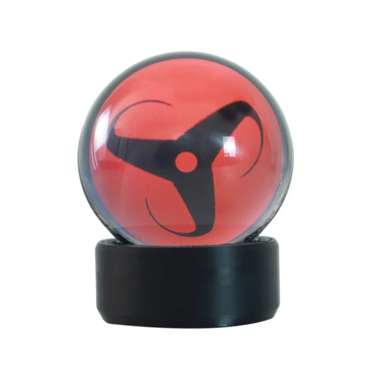 sharingan crystal ball bluetooth speaker glowing anime eye sphere desk lamp for bedroom and gaming setup