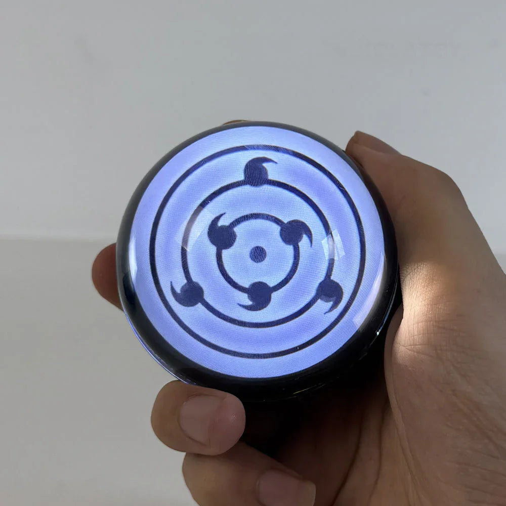 anime eye crystal ball lamp wireless bluetooth audio sphere for dorm room bookshelf and study desk decor