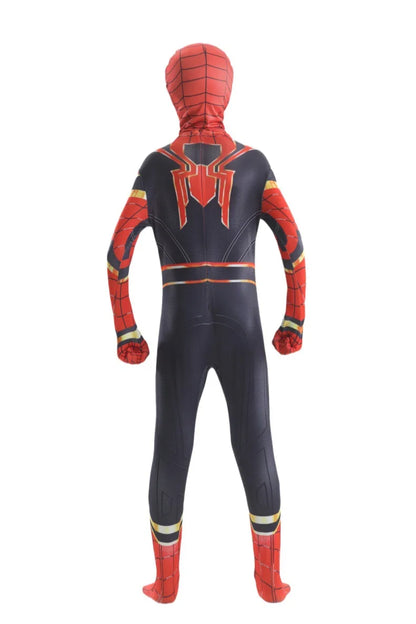 spiderman costume with gold spider emblem for kids, full body zentai jumpsuit for halloween trick or treat and birthday parties, 3256812885874038-IS-100, 3256812885874038-IS-110, 3256812885874038-IS-120, 3256812885874038-IS-130, 3256812885874038-IS-140, 3256812885874038-IS-150, 3256812885874038-IS-160, 3256812885874038-IS-170, 3256812885874038-IS-180, 3256812885874038-IS-190
