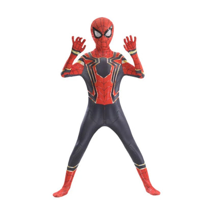 red and gold spiderman suit for boys, full body superhero cosplay jumpsuit for halloween costume parties and birthday gift ideas, 3256812885874038-IS-100, 3256812885874038-IS-110, 3256812885874038-IS-120, 3256812885874038-IS-130, 3256812885874038-IS-140, 3256812885874038-IS-150, 3256812885874038-IS-160, 3256812885874038-IS-170, 3256812885874038-IS-180, 3256812885874038-IS-190