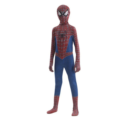 movie style spiderman suit with dense web pattern, full body cosplay costume for kids and adults for halloween costume parties, 3256812885874038-RC-100, 3256812885874038-RC-110, 3256812885874038-RC-120, 3256812885874038-RC-130, 3256812885874038-RC-140, 3256812885874038-RC-150, 3256812885874038-RC-160, 3256812885874038-RC-170, 3256812885874038-RC-180, 3256812885874038-RC-190