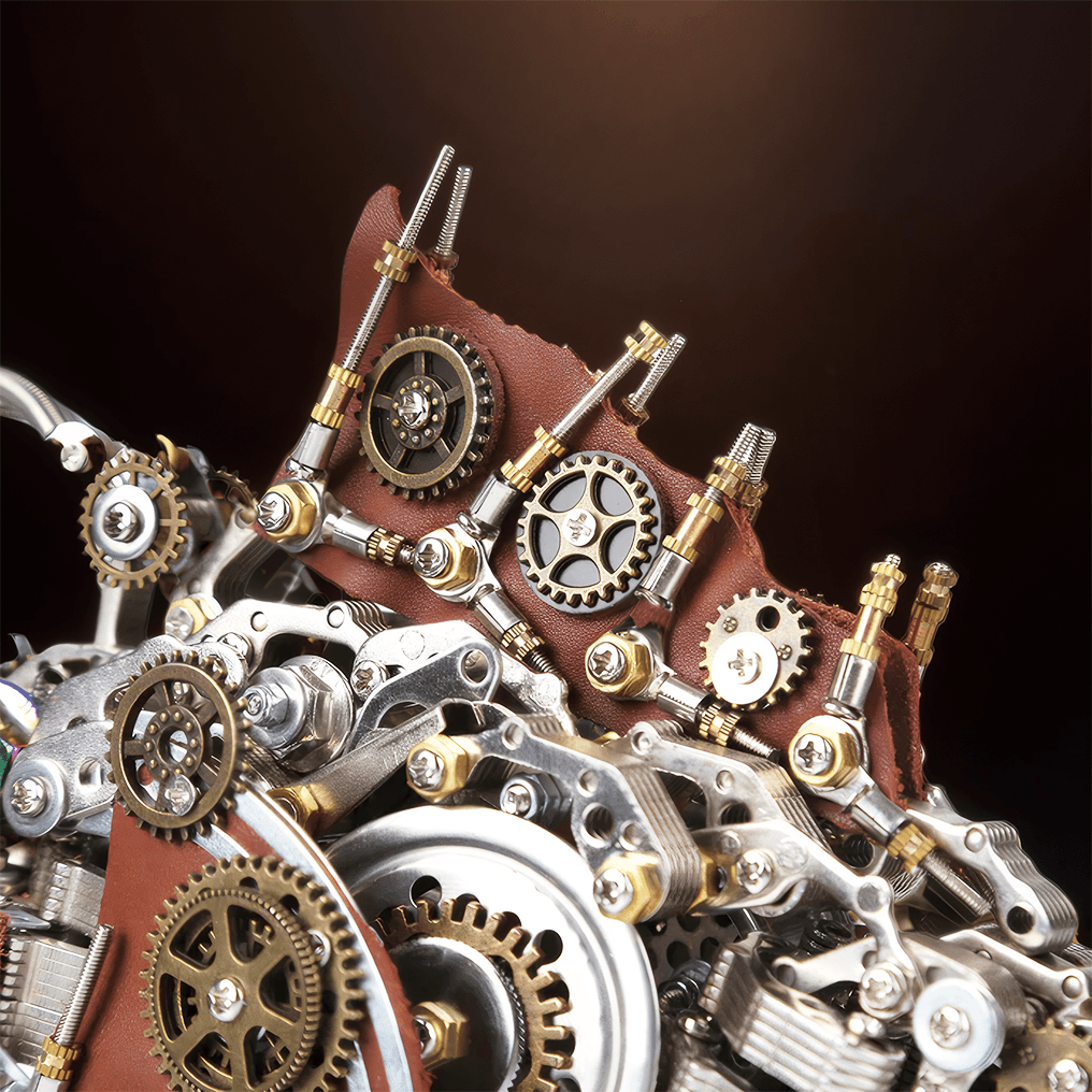 metal model kit anglerfish close gear and screw detail advanced adult build for adults collectible model kit, 2023