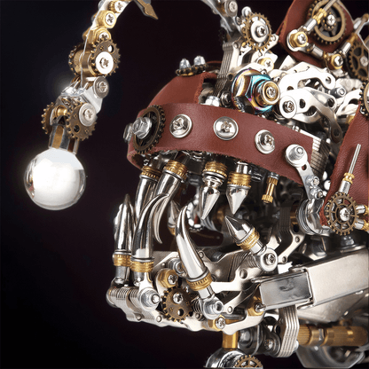 advanced metal puzzle kit 1064 stainless steel parts anglerfish sculpture build for adults, 2023, 2026
