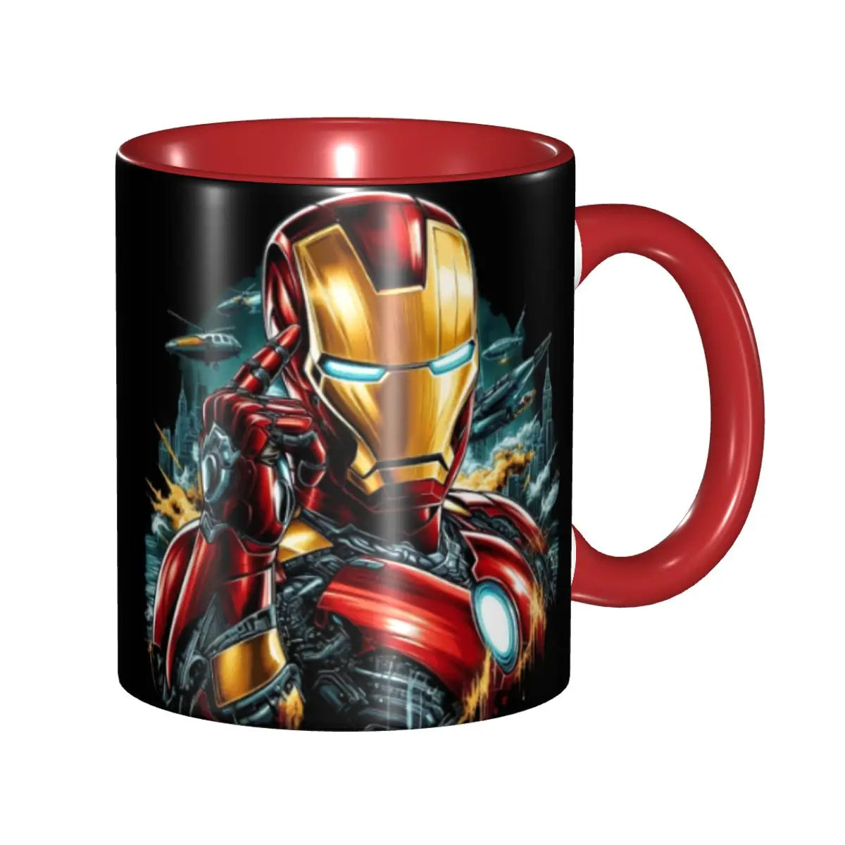 Iron man coffee mug ceramic 11oz with armor design - Premium collector's gift mug for fans