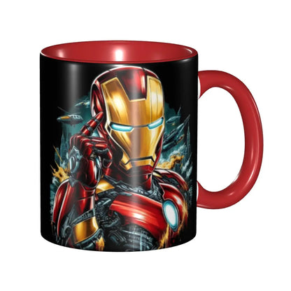 Iron man coffee mug ceramic 11oz with armor design - Premium collector's gift mug for fans