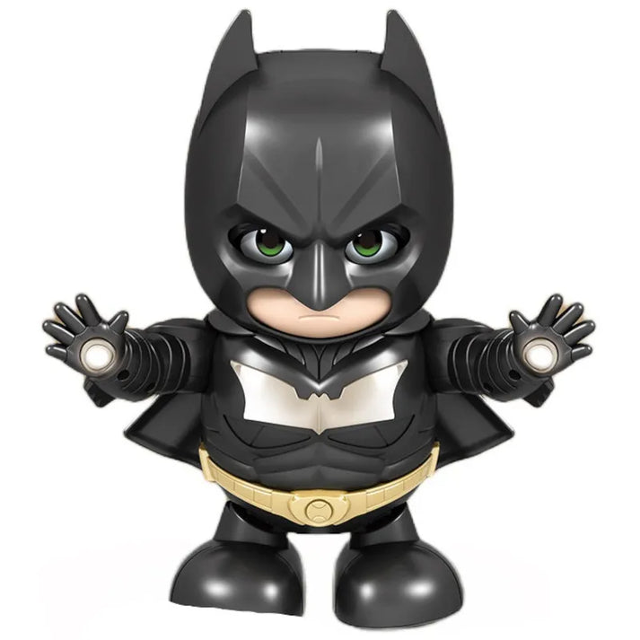 Batman dance hero LED robot action figure dancing toy with music and lights kids superhero gift desk decor
