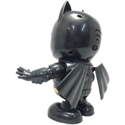 Batman dance hero LED robot action figure dancing toy with music and lights kids superhero gift desk decor