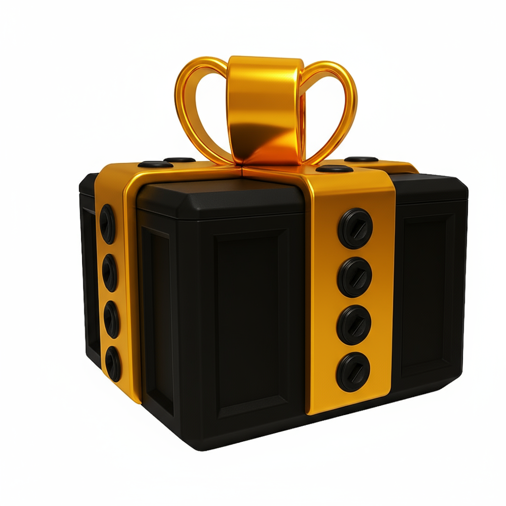 Orange and black Puzzloria | Surprise Pop-Up Gift Box - The Annoying Present