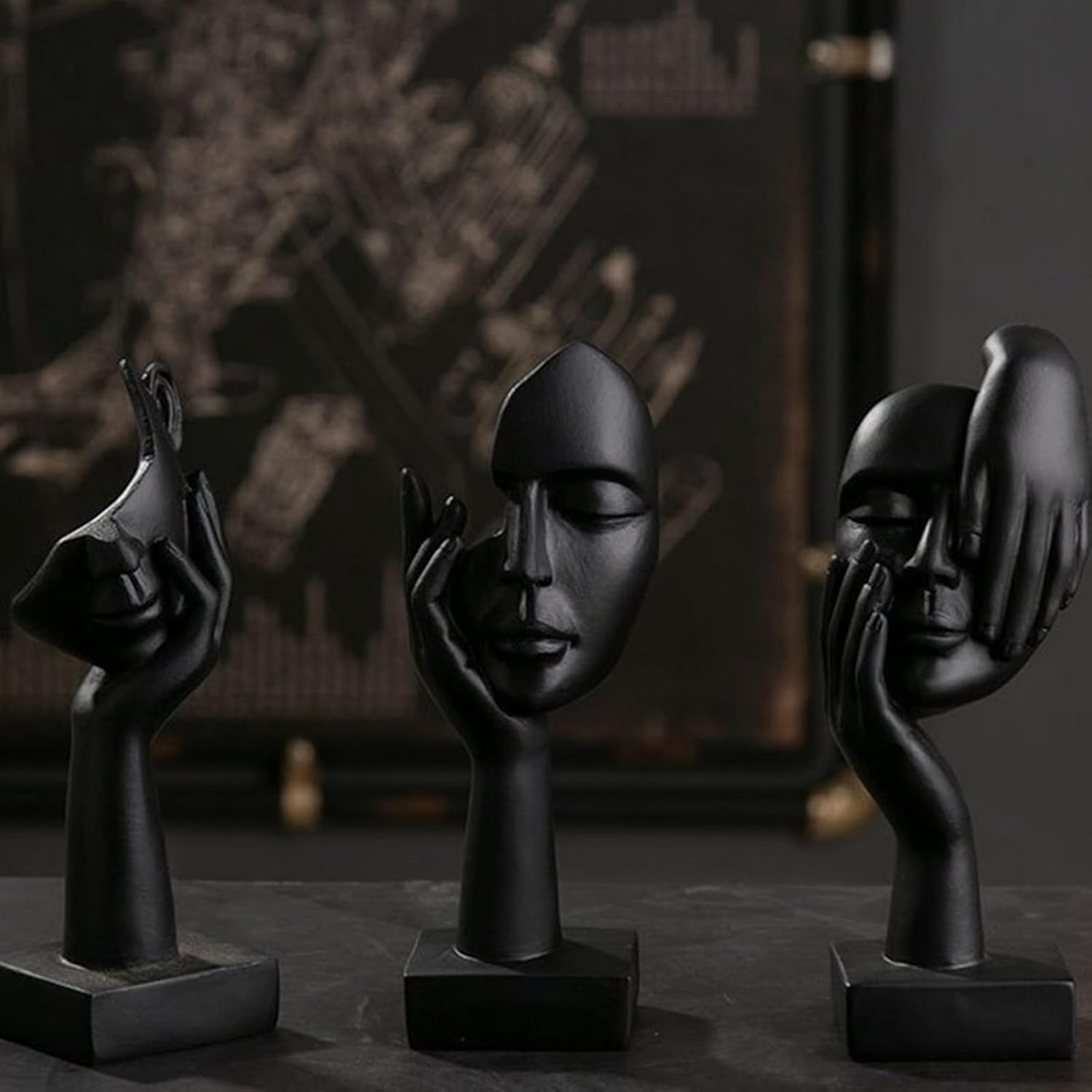 Unique artistic statue for home decor adds charm to your space for living room or office STATUE_B_1 STATUE_B_2 STATUE_B_3 STATUE_B_4 STATUE_B_5