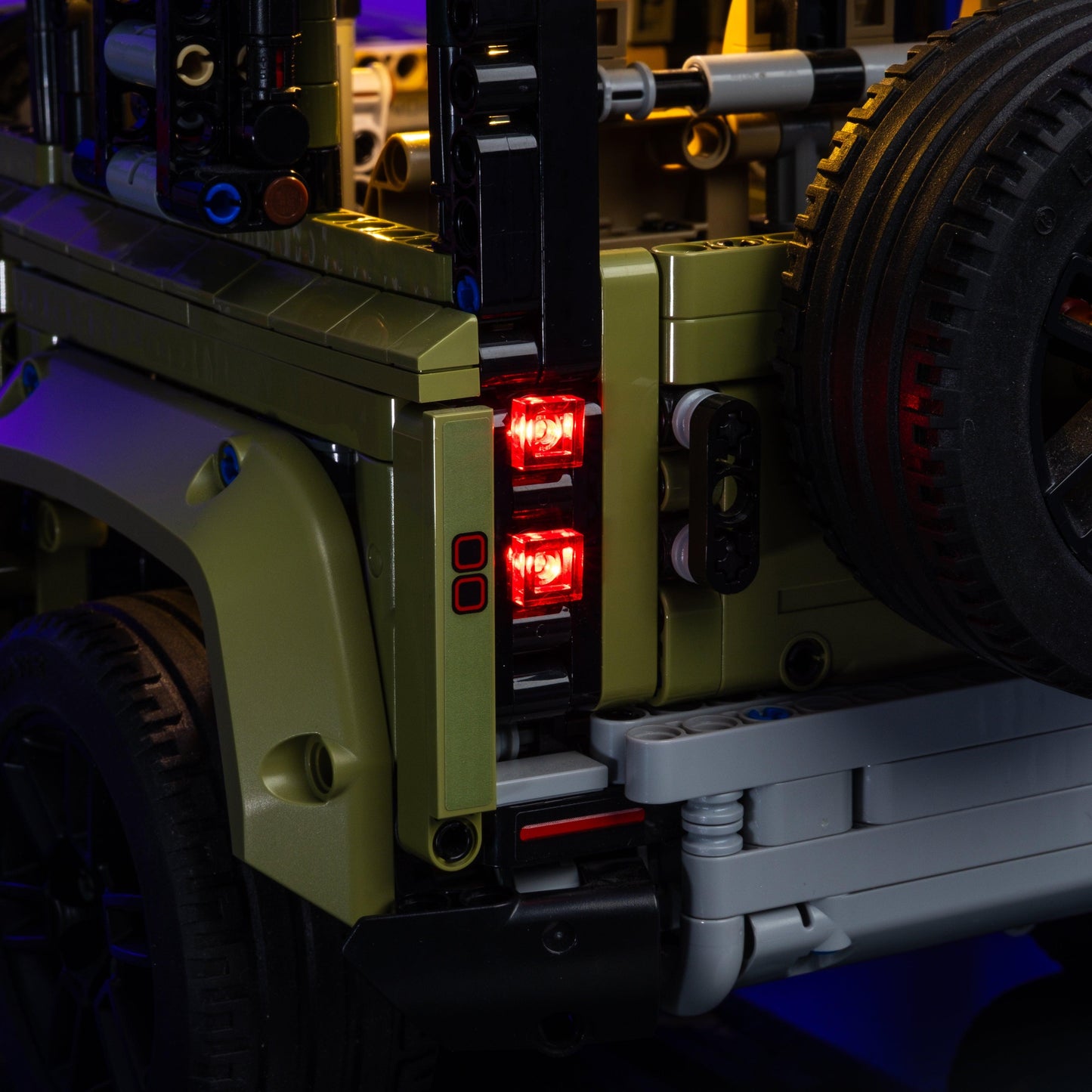 light kit bundle for Vehicle LEGO sets transforms finished builds into illuminated glowing display models