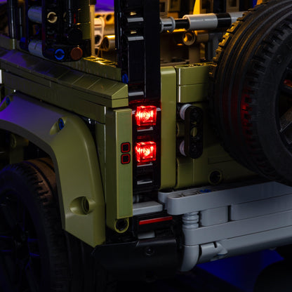 light kit bundle for Vehicle LEGO sets transforms finished builds into illuminated glowing display models